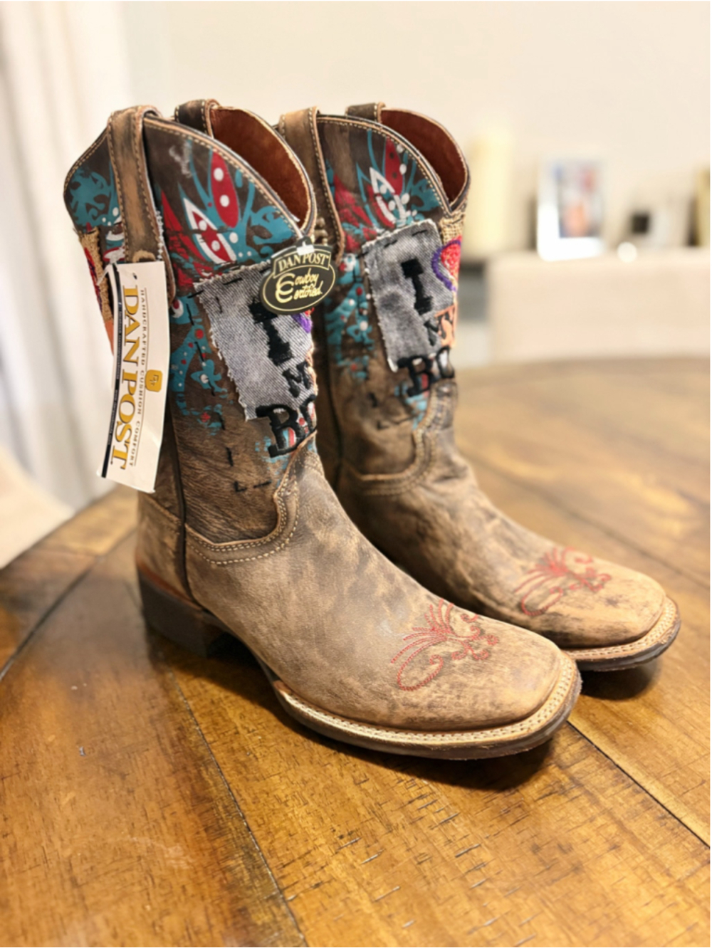 Dan Post New Rare Handcrafted Leather Cowboy Western Boots